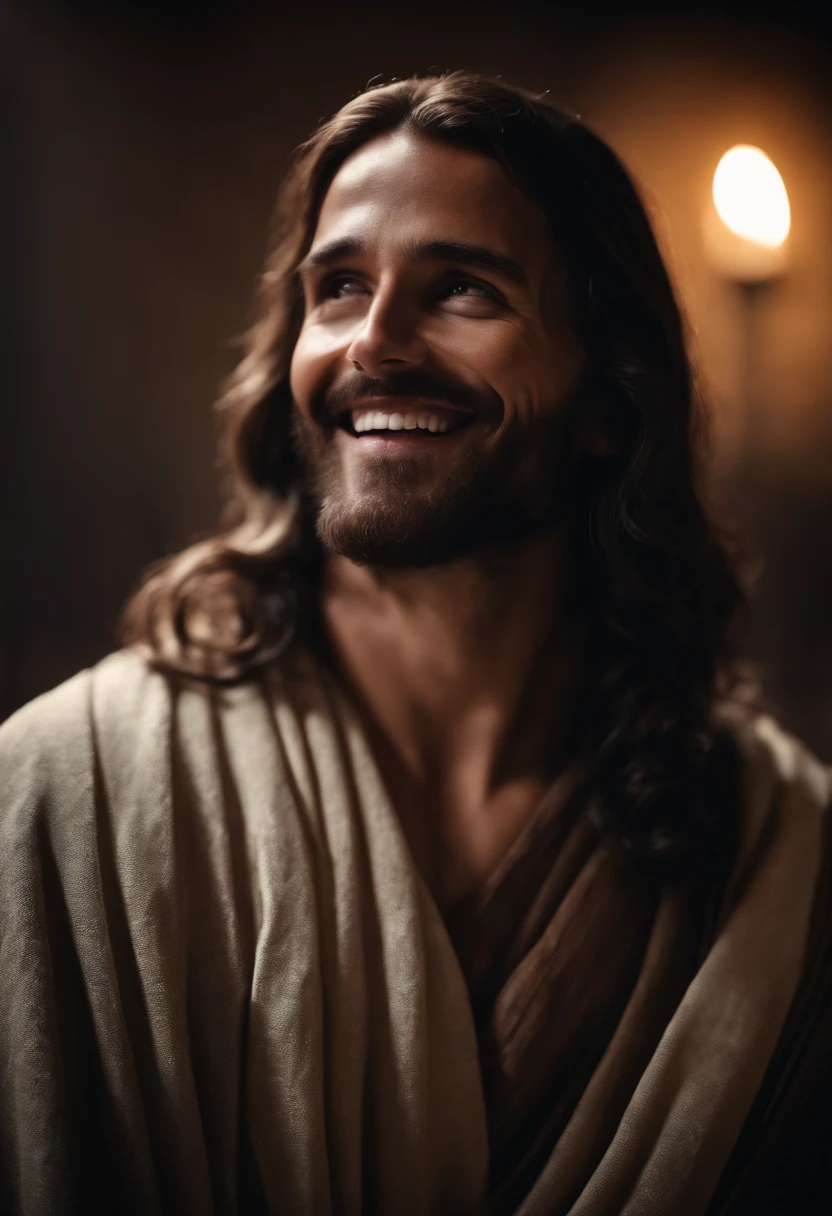 jesus smiling