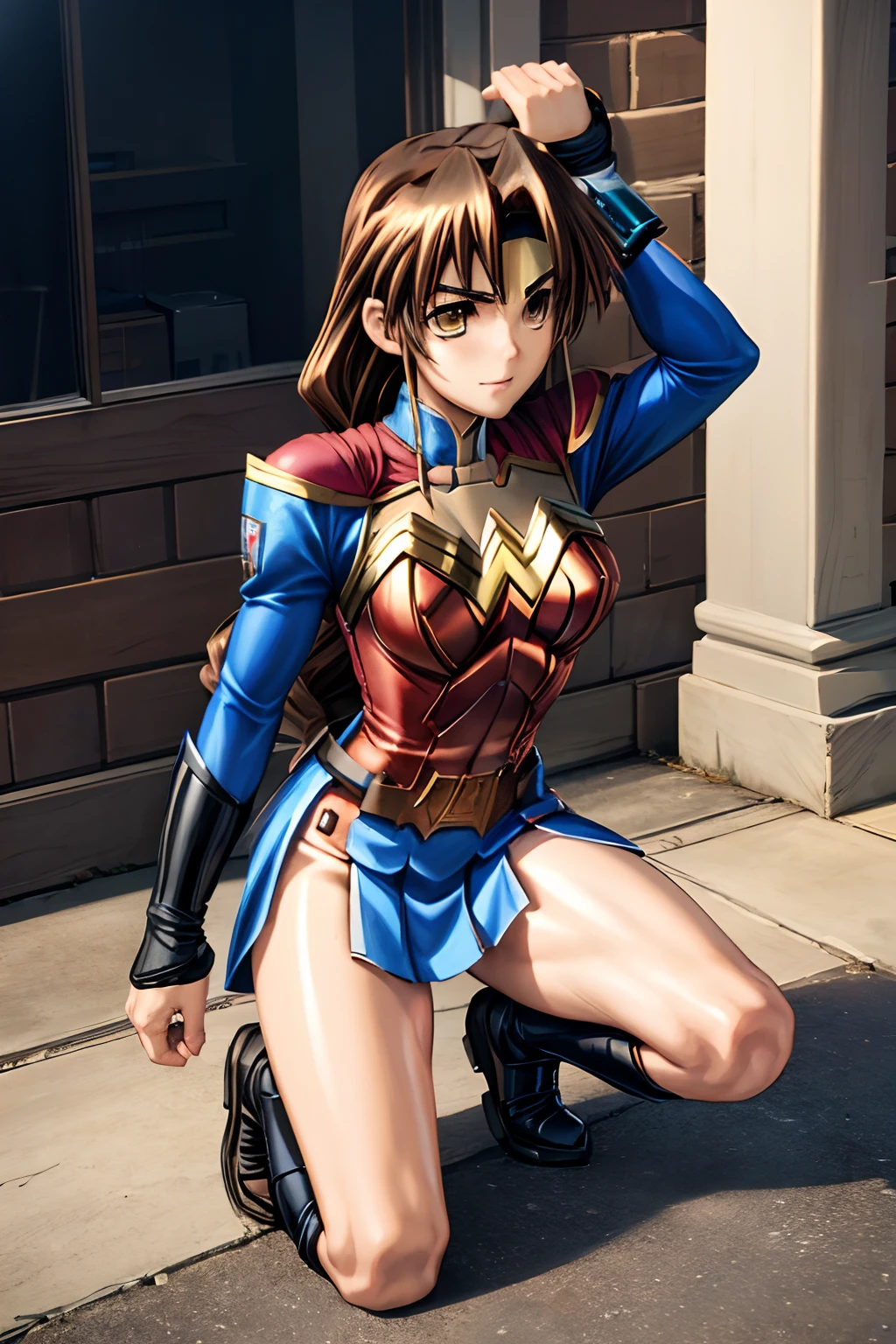 Chizuru Sakaki, Wonder Woman, Mujer Maravilla, Retrato de Wonder Woman, hero, dc comic, Trinidad, Arte destacado
