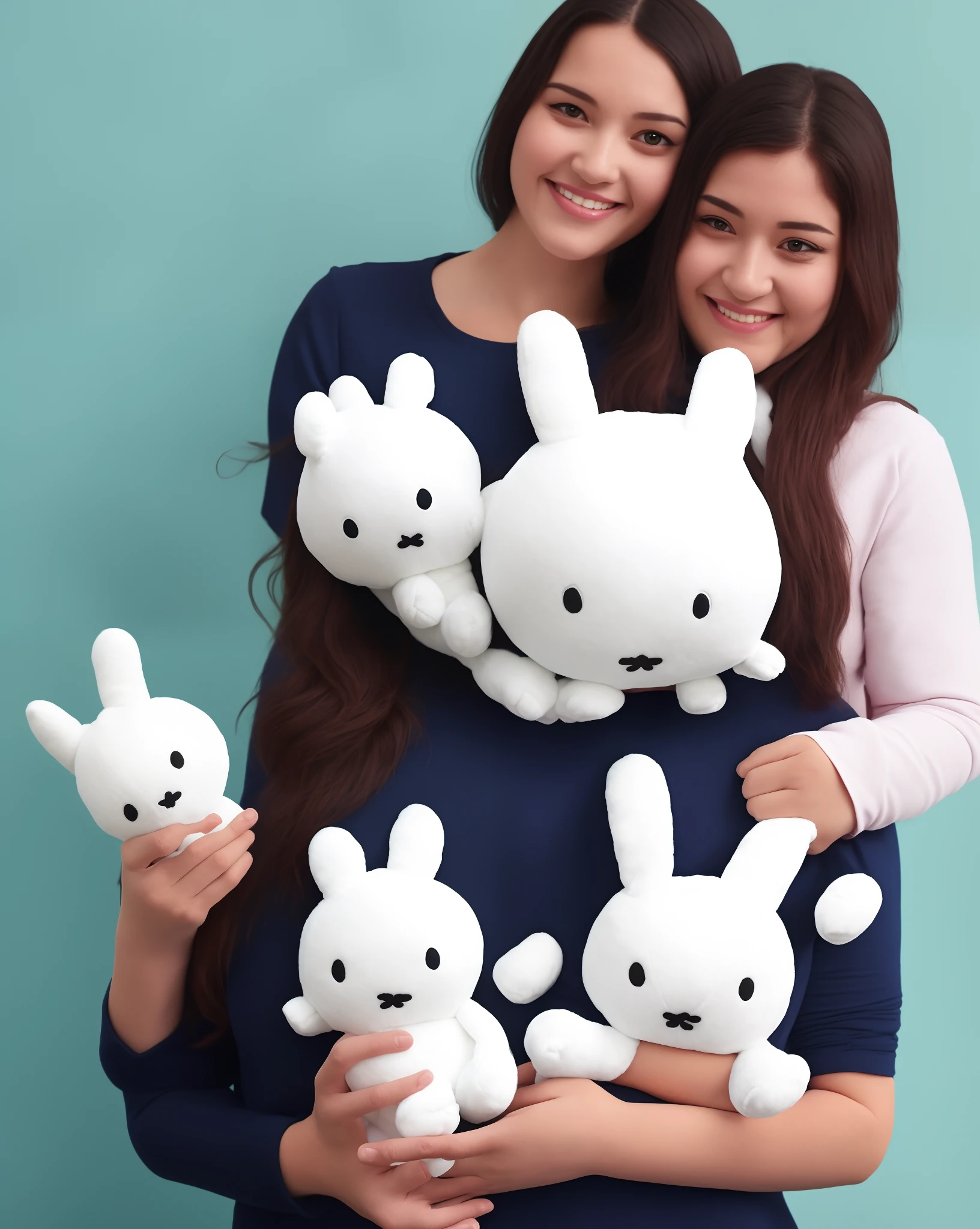Venom holding miffy plush