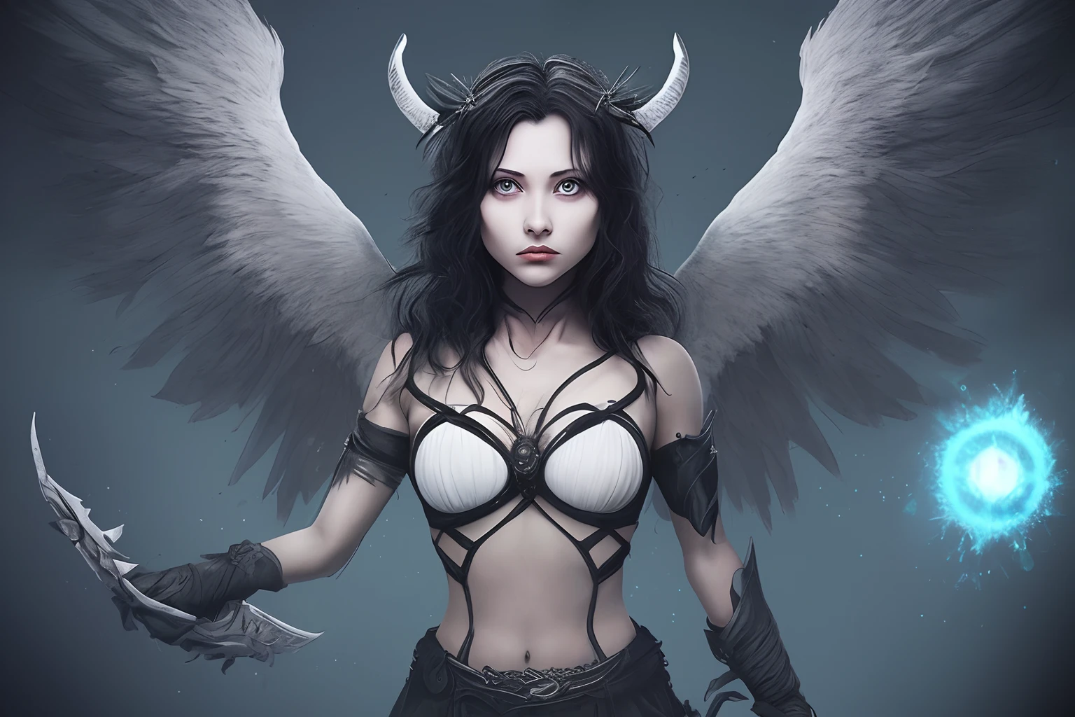 Angel and Demon hybrid