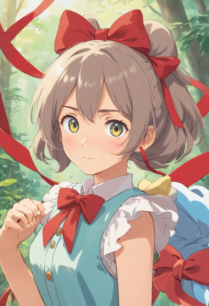 animesque、female pervert、bow ribbon
