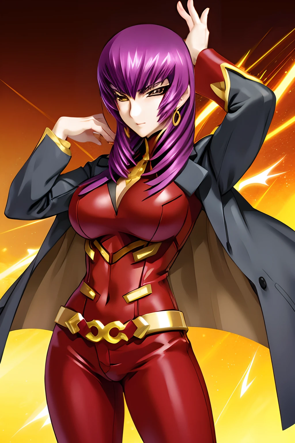 Kouzuki Yuuko, una mujer con un traje rojo y amarillo, Flash llamativo elegante, Flash frontal, Speedster, Imagen Flash, super-hero girl, oc commission, El Flash, commission for high resolution, Flash, With red and yellow hero costume, explosiones repentinas, Kouzuki Yuuko como Flash, Kouzuki Yuuko dizfrasada de Flash