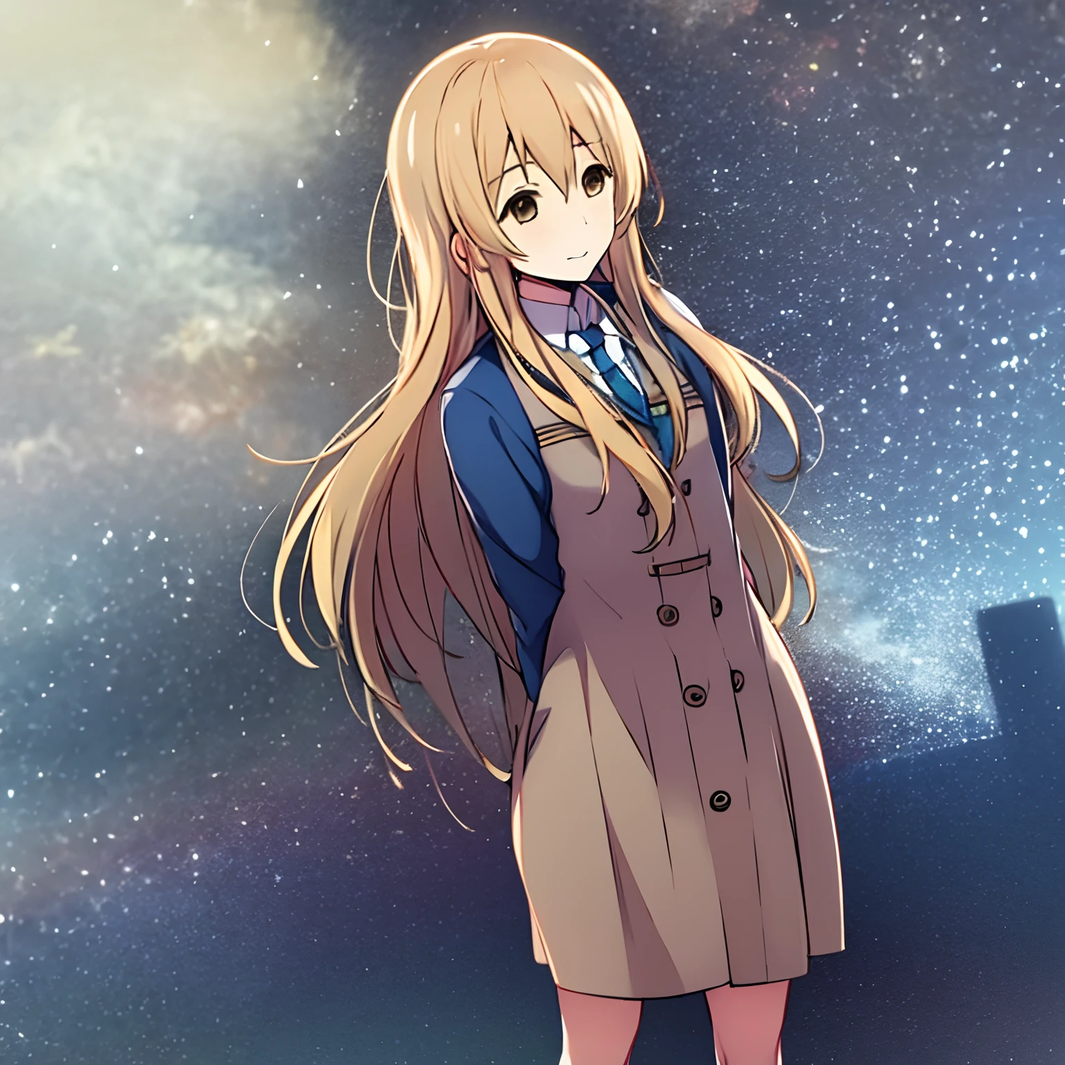 Tsumugi Kotobuki, Blonde hair, long hair