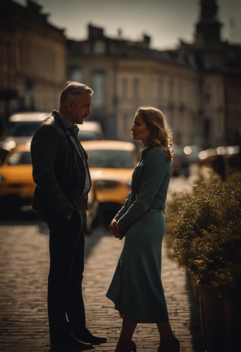 Medium view: One man and one woman