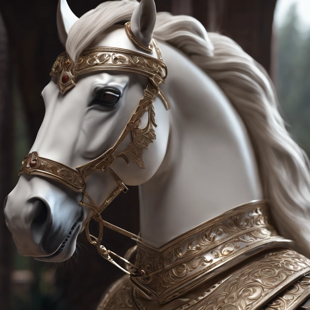 (((Cartoon Character 1.3))),(((A white horse:1.4))),He wears a big gold medal around his neck,Wears a spotted vest on the top,Denim shorts on the bottom,Long white hair that floated up,Naughty expression,HD Real,Black eyes,Flying figure,HD picture,Sony SLR lens,Shoot at medium distance,Soft lighting,tmasterpiece