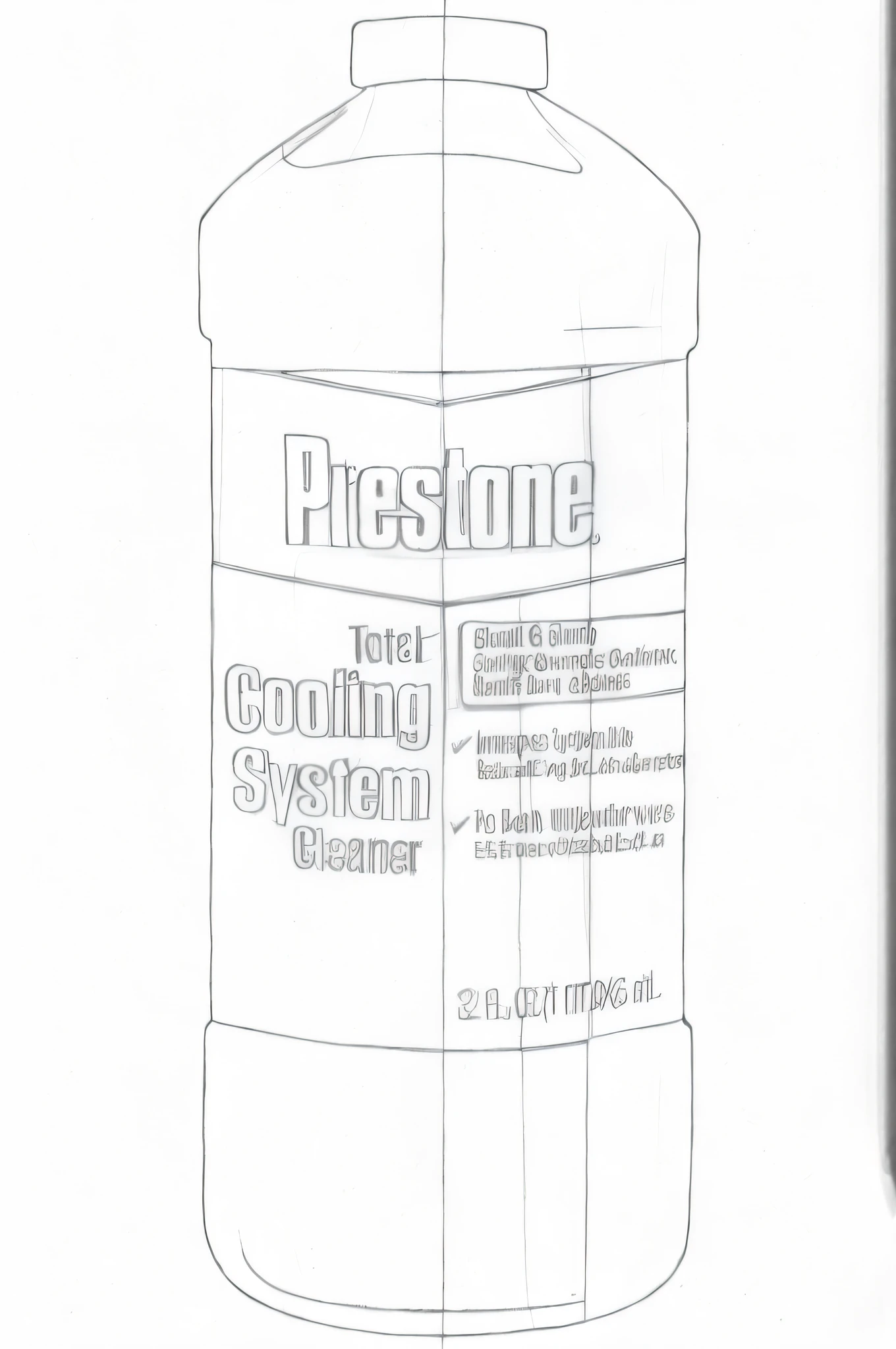 Hand drawn lines on white background