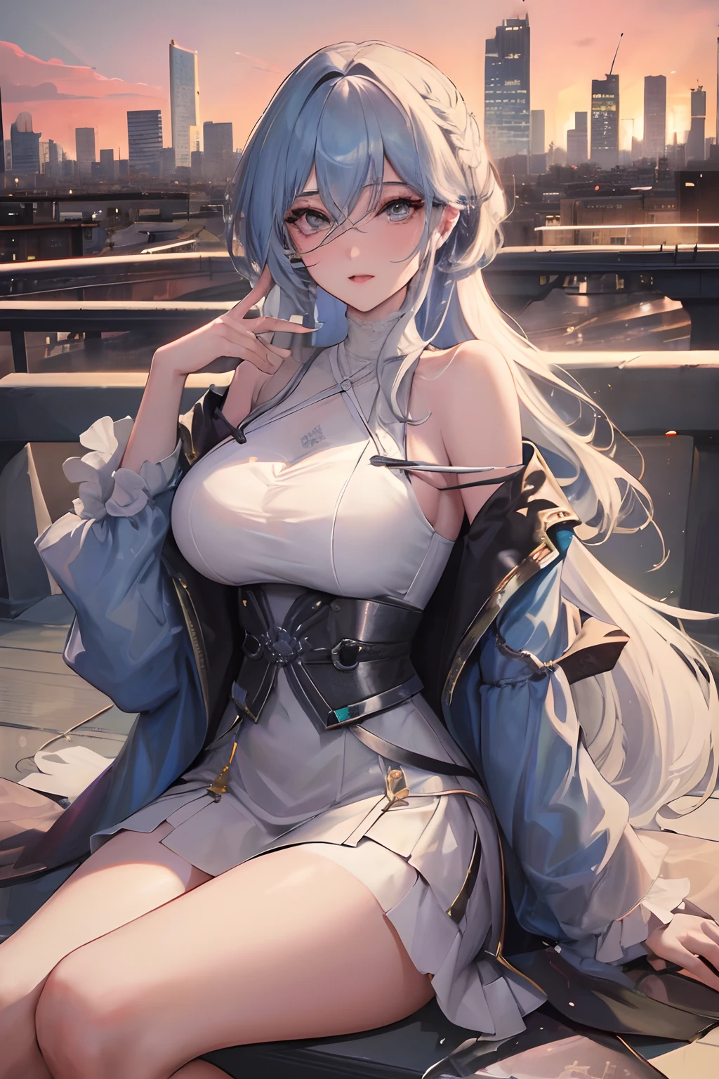 Kuki Shinobu| Genshin&#39;s Effects, Masterpiece, best quality, 1 girl,25 years old, gigantic bust, หน้าอกvery big. very big. , proportion body, proportion, show your , Water set, This micro bikini,micro mini bikini, Lying on the beach with alluring challenges, Commendable. ,only, beautiful sea, The sky is beautiful, Looking at the audience from the front., thigh strap, tilt your head, bored, 10, 10, HD, smile a little,