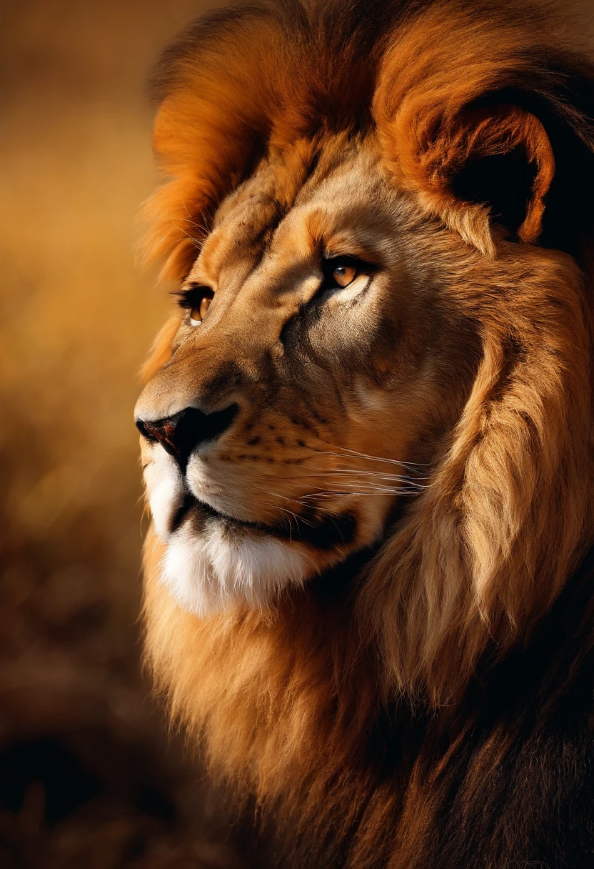 Lion with human head