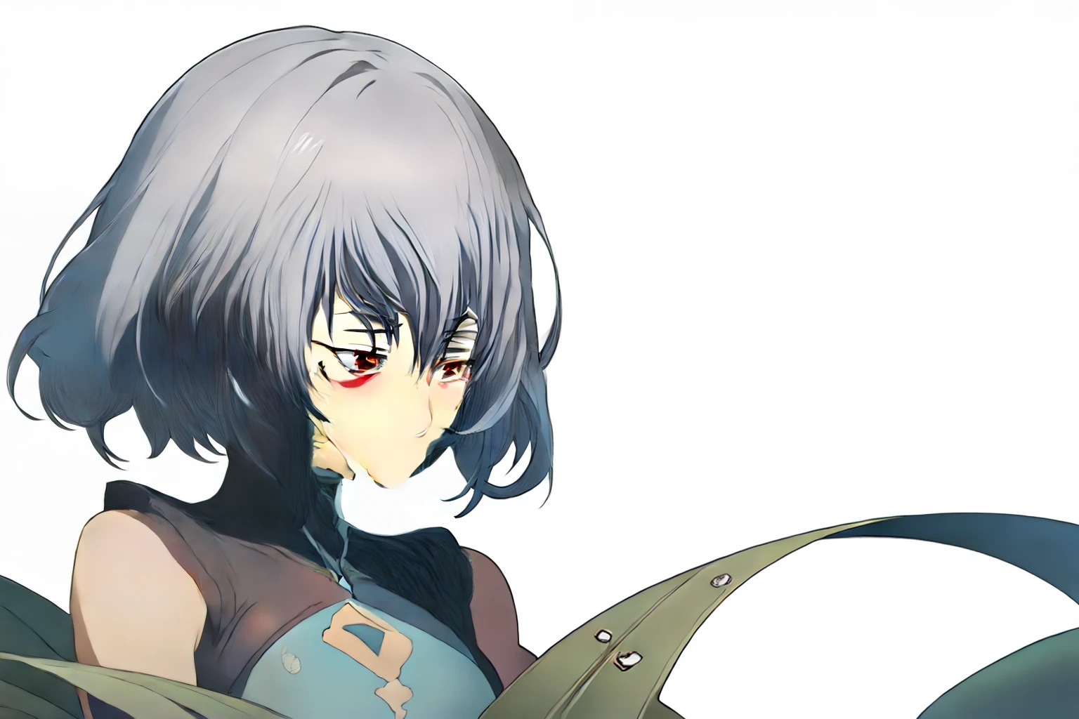 Pained face
