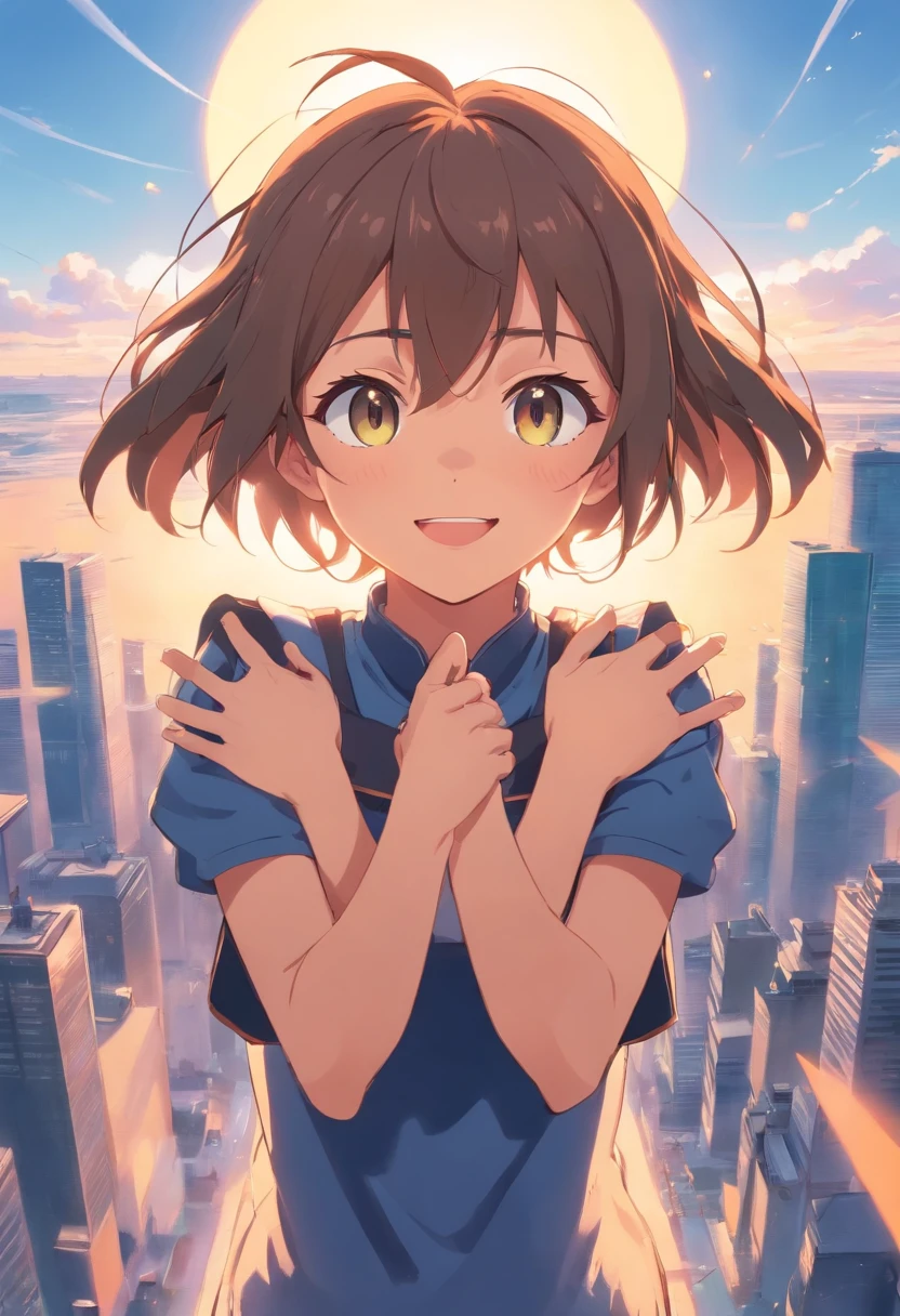 garota, anime, goblin, arms up, hands behind the head, pelos, sovaco,