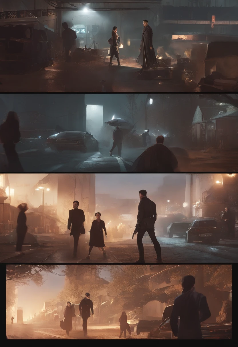 Female screenwriters on the eve of filming of the work,Suffered a car accident and crossed into the vicious female second in her own work,In the end, the female partner counterattacked,Raiders top male stars,Manhwa Style,Four-frame animated display