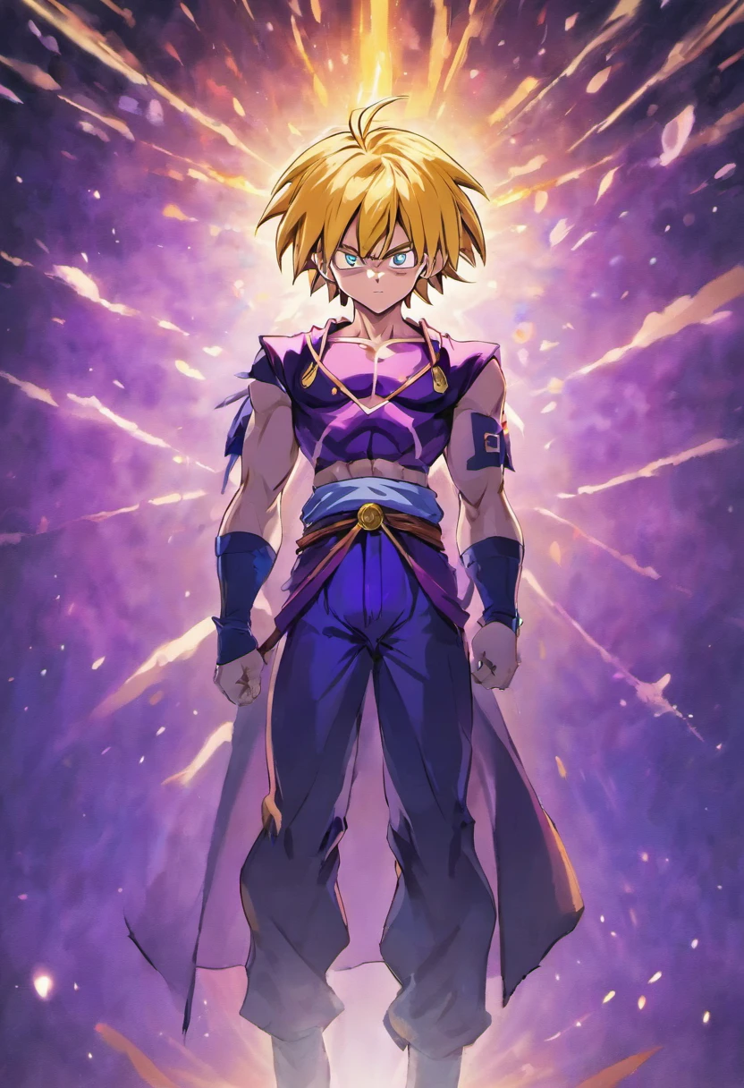 Trunks brief wearing the god of destruction outfit