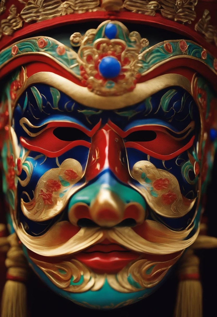masks，Facebook，Peking Opera face，distinctive，Handsome