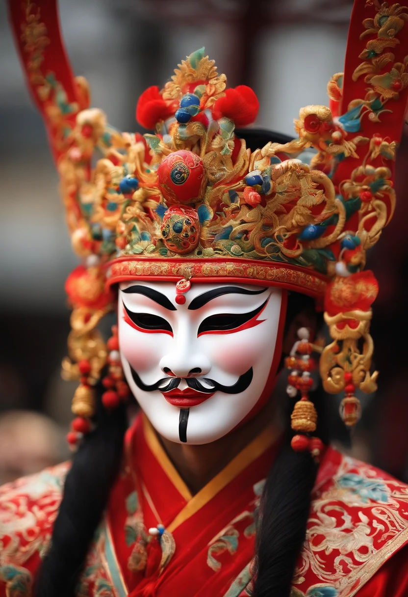 masks,Facebook,Peking Opera face,distinctive,Handsome