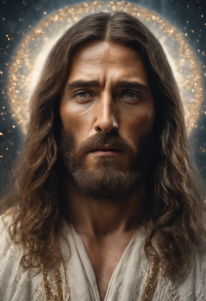 (symmetry),centered,a ((close)) up portrait,(Jesus),a very thin white prime man with long hair and a beard,wearing a long white robe,35mm,natural skin,clothes detail, 8k texture, 8k, insane details, intricate details, hyperdetailedhighly detailed,realistic,soft cinematic light,HDR,sharp focus, ((((cinematic look)))),intricate, elegant, highly detailed