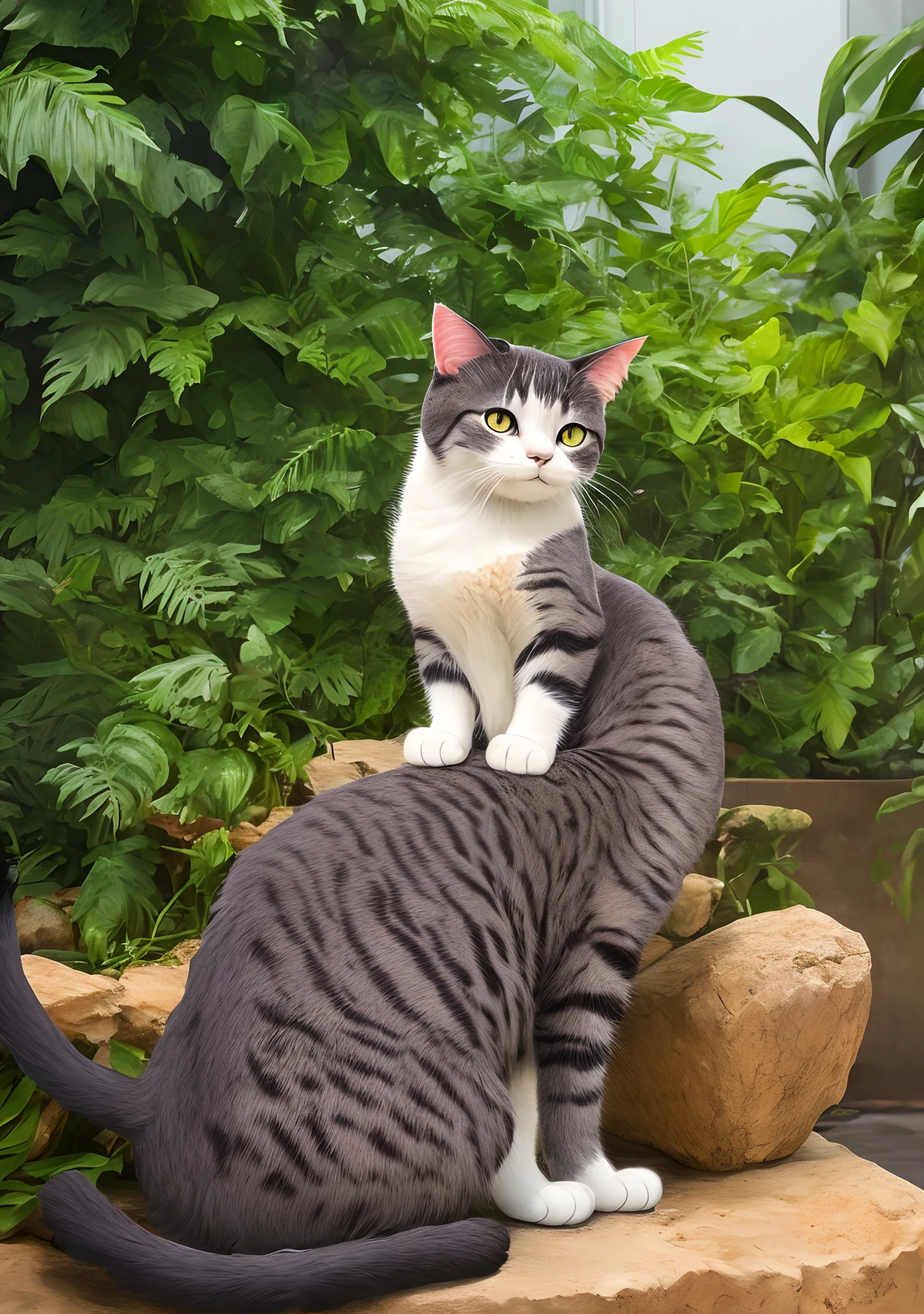 Create a realistic image of a cat dz thai breed