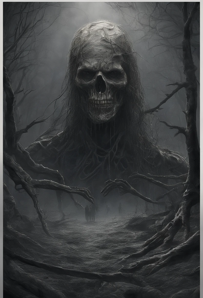 Generate a descriptive passage in English depicting the stable diffusion process of a zombie virus infecting a pocong character's full body. Include details about the transformation, eerie visual effects, and any unique characteristics of the virus. The outcome should vividly portray the fusion of the pocong and zombie elements, emphasizing the haunting nature of the metamorphosis