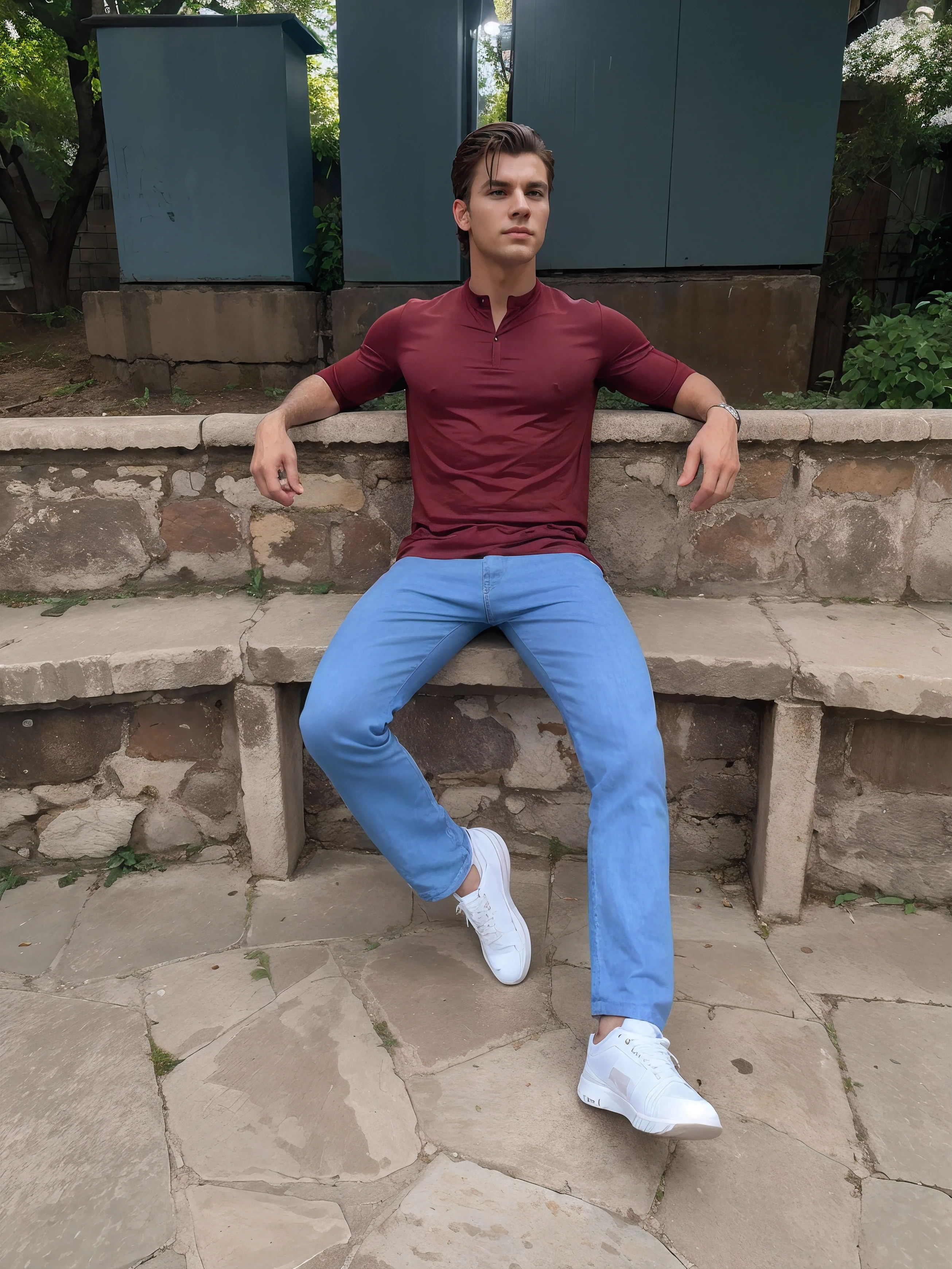 Change background, handsome boy, stylish hairs, realistic face, cool pose, evening time, a bit muscular, street light, 8k ultra hd