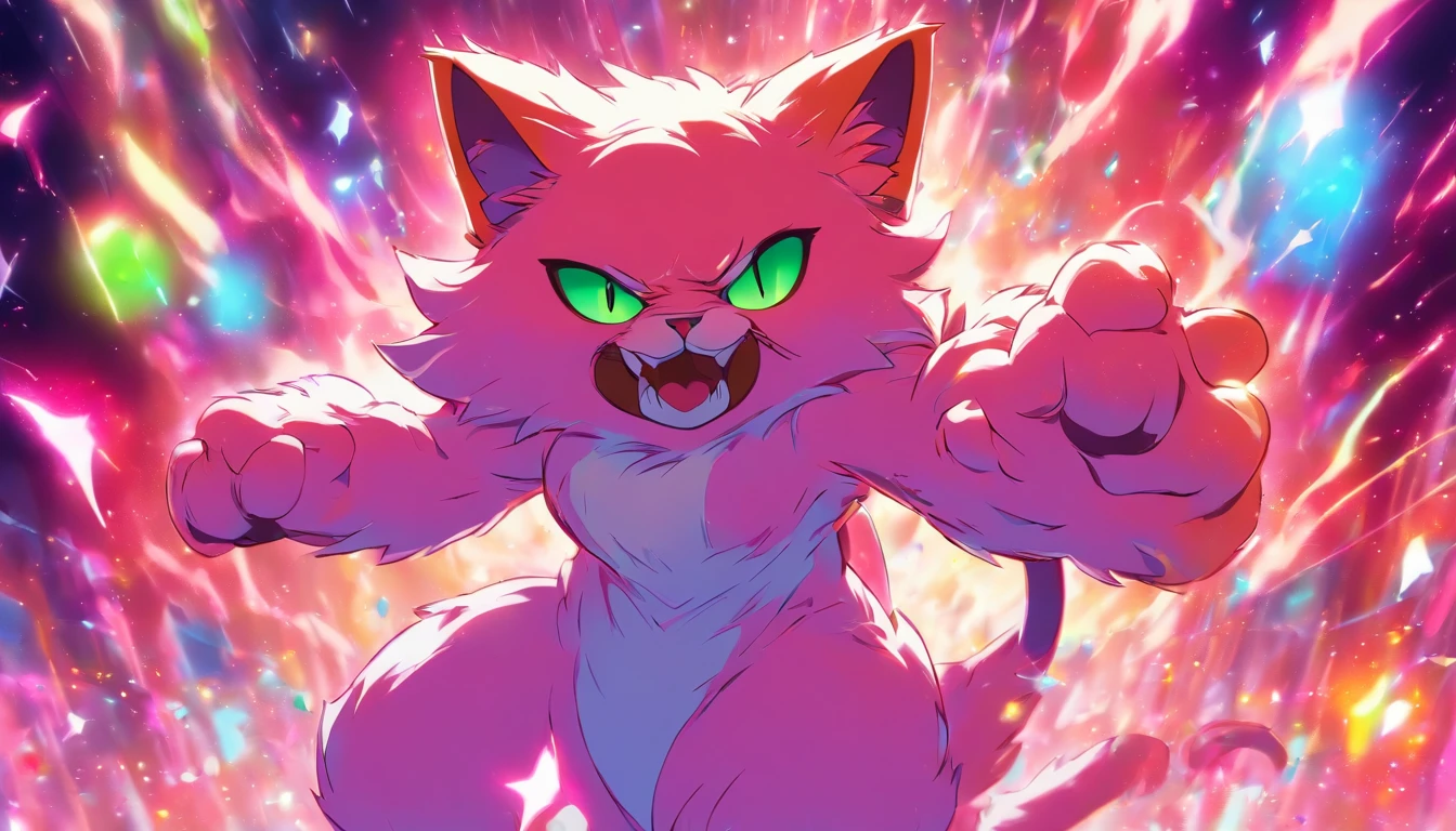 Body of the beast(anthro) Fluffy fur Feline Beastman Furry (Furry) (Cat) See cat coat [[[short-haired ]]]Chibi Pink Cat ((White dress)) Anime-style character sheet one person color々Pose white background https:// Image 10.CDN2.Sea Art.AI/2023-10-17/20130971766520837/d605a7db7a5f8c4a1ed6eebd4caad6c48ba3b2df.PNG seed 1837747565 --Niji5