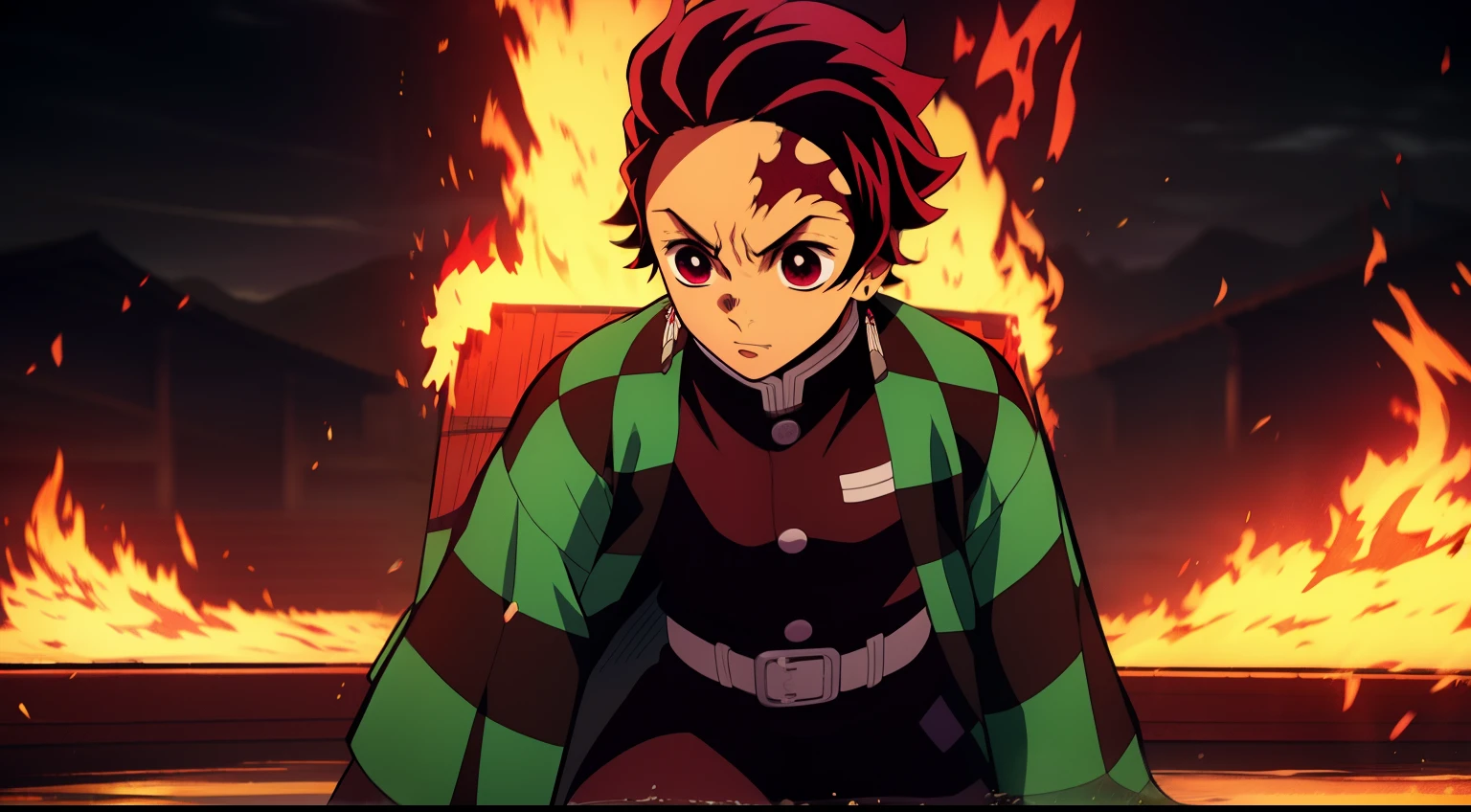 Anime character with a sword on the background of fire and water, mist, Cute guy in Demon Slayer art, Demon Slayer Art Style, demon slayer rui fanart, badass anime 8 k, Demon Slayer, Anime Key Art, 4 k manga wallpapers, kimetsu no yaiba, anime wallaper, Ultra Transparent, Ultra Detailed, very extremely beautiful, anime epic artwork, Anime Art Wallpapers 8K, Local Art