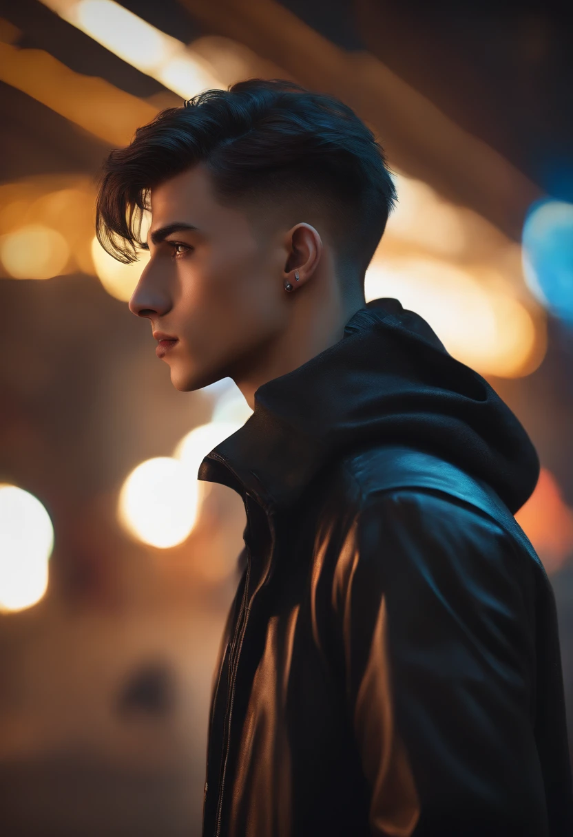 Change Background Cyberpunk Handsome Boy, Realistic Face, 8k, Ultra Realistic,
about