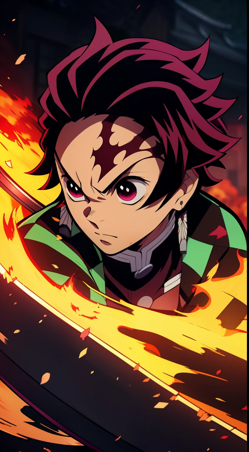 Anime character with a sword on the background of fire and water, mist, Paper Earrings, Cute guy in Demon Slayer art, Demon Slayer Art Style, demon slayer rui fanart, badass anime 8 k, Demon Slayer, Anime Key Art, 4 k manga wallpapers, kimetsu no yaiba, anime wallaper, Ultra Transparent, Ultra Detailed, very extremely beautiful, anime epic artwork, Anime Art Wallpapers 8K, Local Art