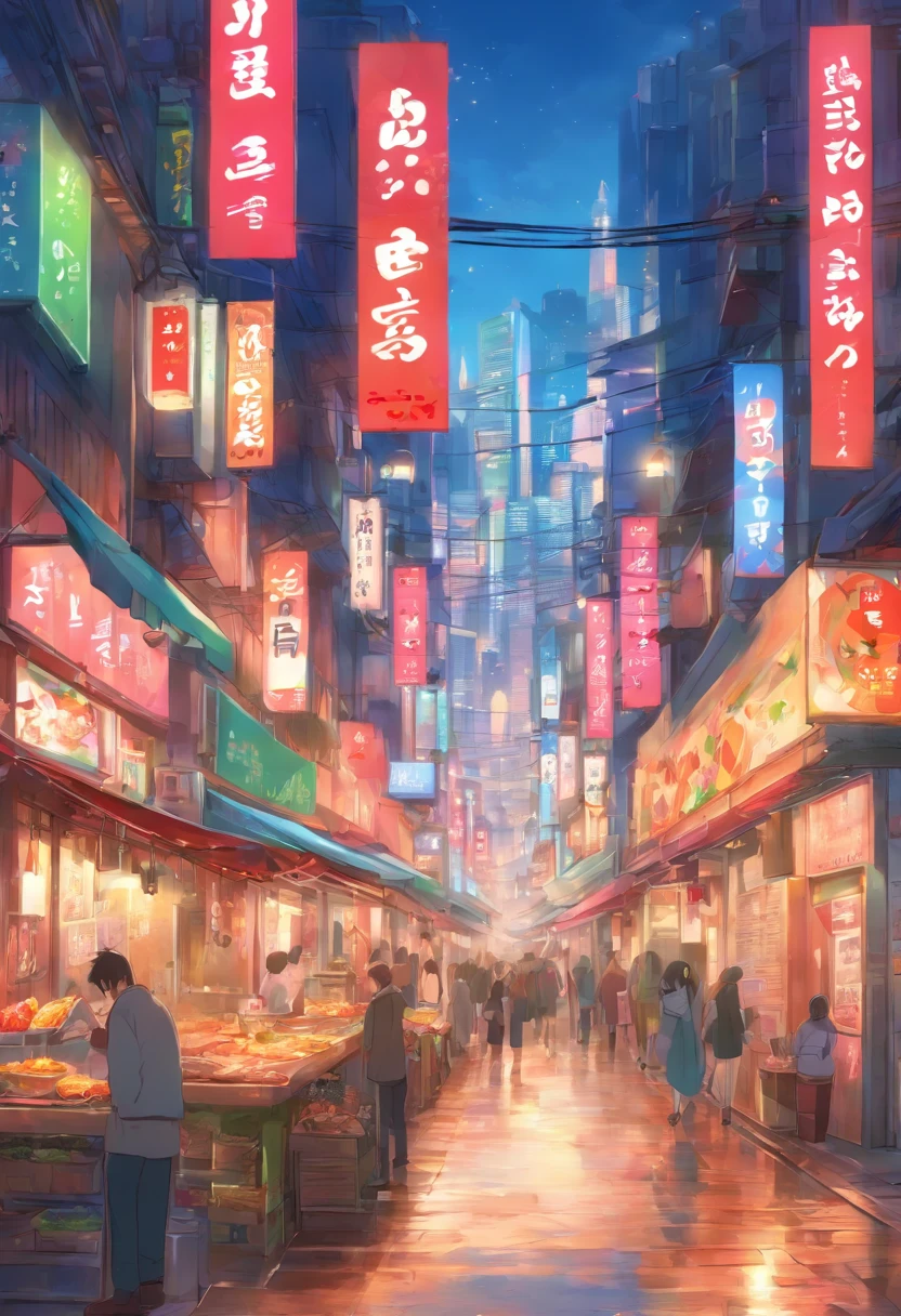 Streets in South Korea, Useful Roja, Street food, Koreans on the street.