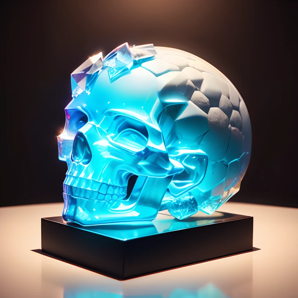 Crystal skull,On the desktop,tmasterpiece