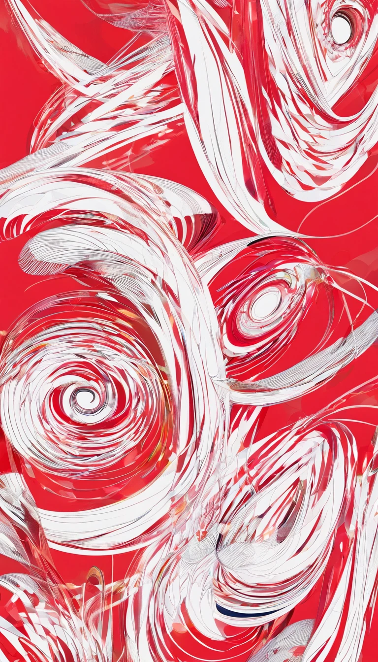 Red streamer abstract background on red background,، simple,long exposure style,8k,brightly,Light,streaked,abstracted,Clear and smooth colors,modern minimalism,unreal-engine,industrial design,studio lit,zoom lens