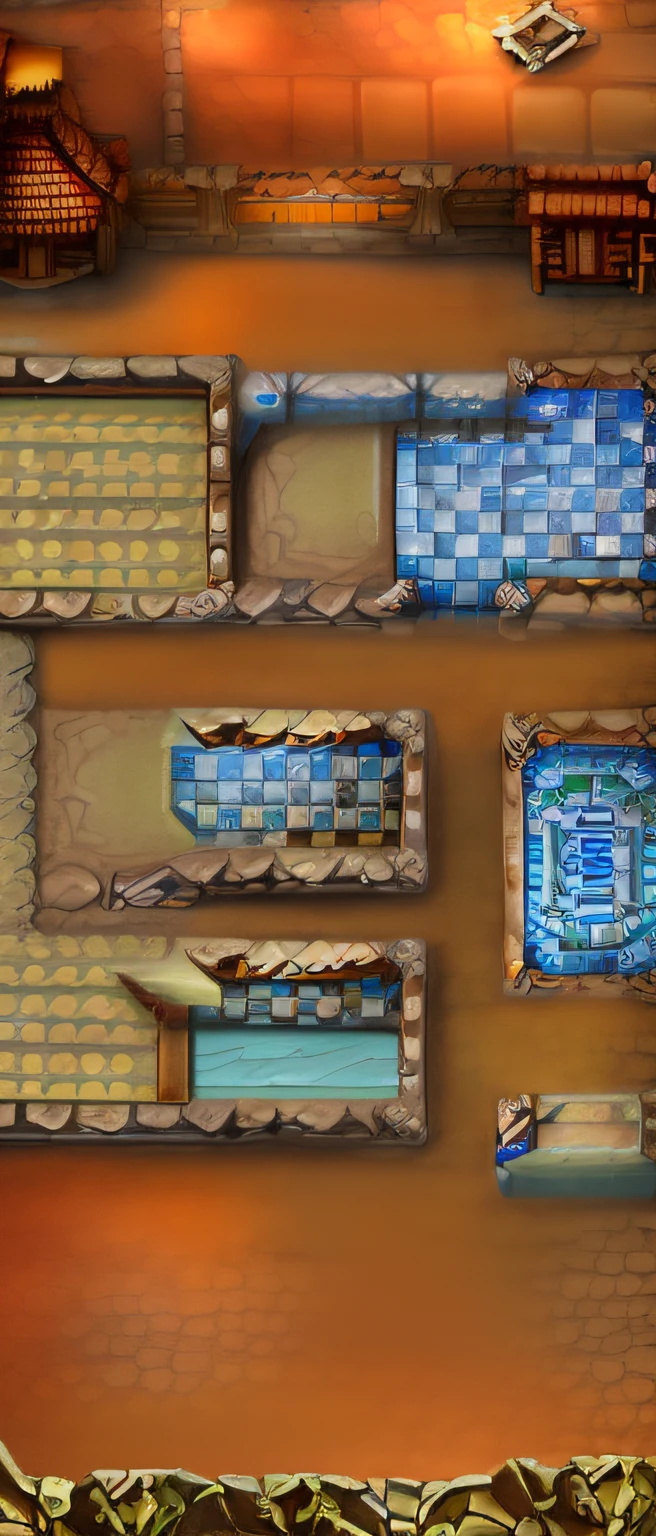 Close-up of the game screen with lots of tiles, tiled room squared waterway, randomly segmented rooms, tileset asset store, tileset, tiling texture, perfectly tileable, tileable, floor texture, tileable texture, r / Battle map, Floor tiles, Grid-free DND map, game asset sheet, tabletop game board