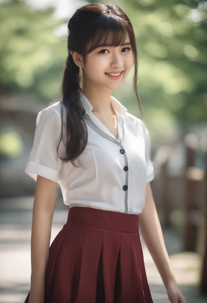 ((Best Quality)) ,((Master Pieces)),((hight resolution)),((photographrealistic:1.4)), ((Raw photo)),(8K), ((poneyTail)), (1 japanese girl),((Photo of an 18-year-old girl in Japan)), (Shirt), (Skirt),(pantiy), ((lift up skirt)), (Black hair), (Very short hair), (Angel Smile), ((so sexy)), ((Very Beautiful )), gym, wakame