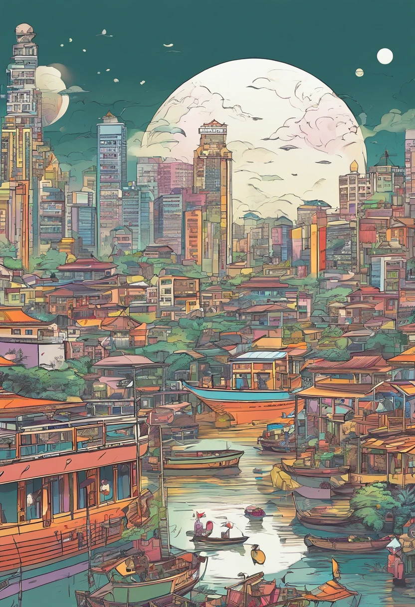 Zhuhai Sonne Mond Muschel