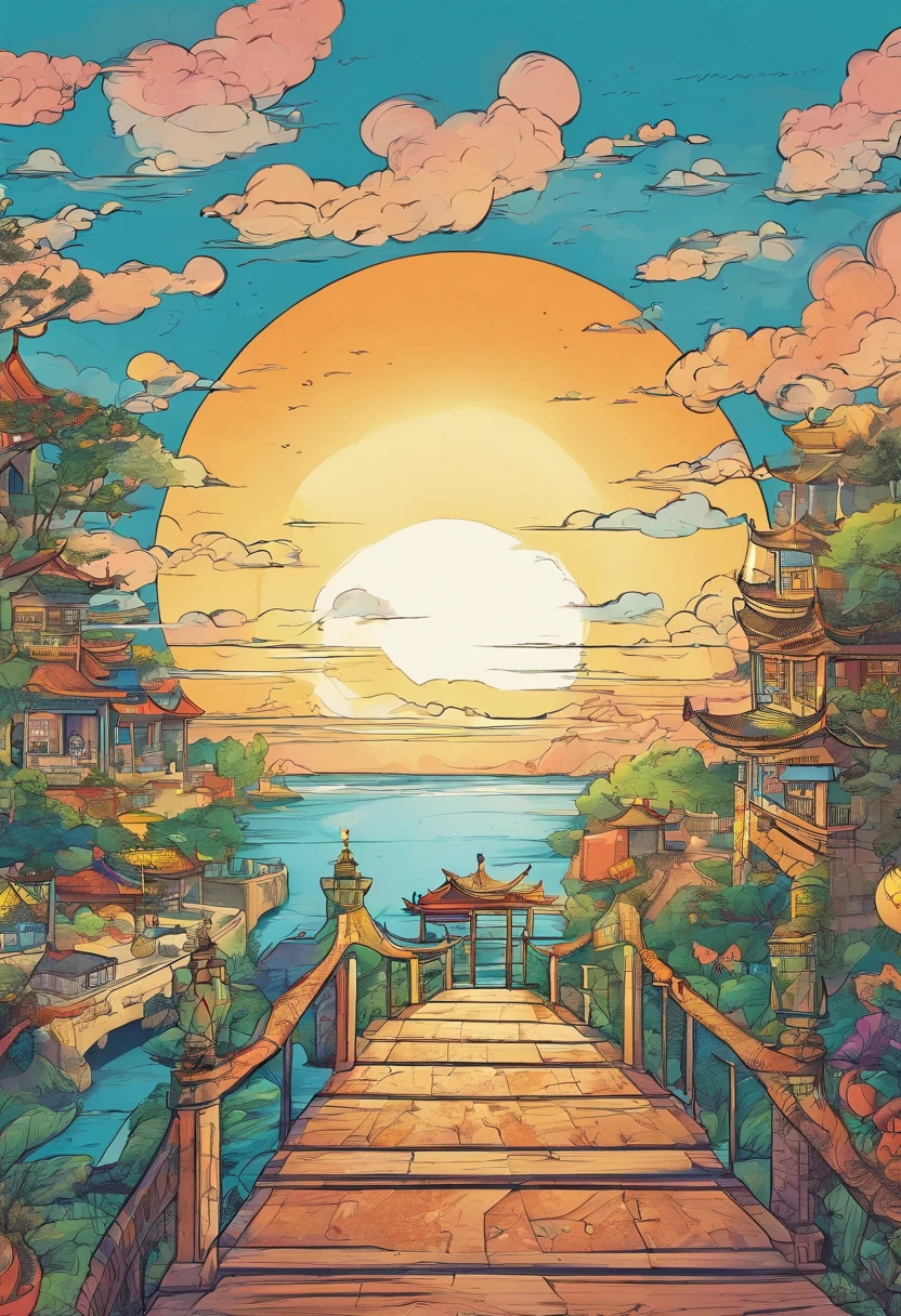 Zhuhai Sonne Mond Muschel