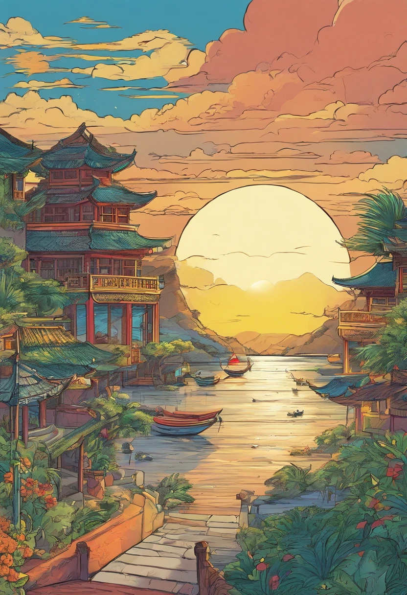 Zhuhai Sonne Mond Muschel