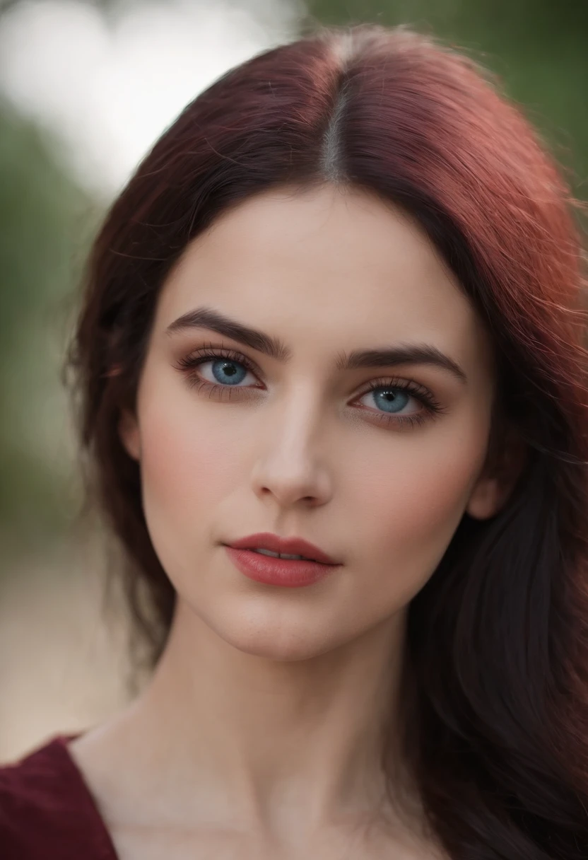 (((a deep reddish wound crosses her left cheek))) fair complexion, Arab woman around 19 years old, natural black hair, distinctive blue eyes, wearing kohl, slender and graceful, beautiful, candlelight in a medieval setting, ultra sharp focus, realistic shot, medieval female clothes, tetradic colors (scar:1.4)