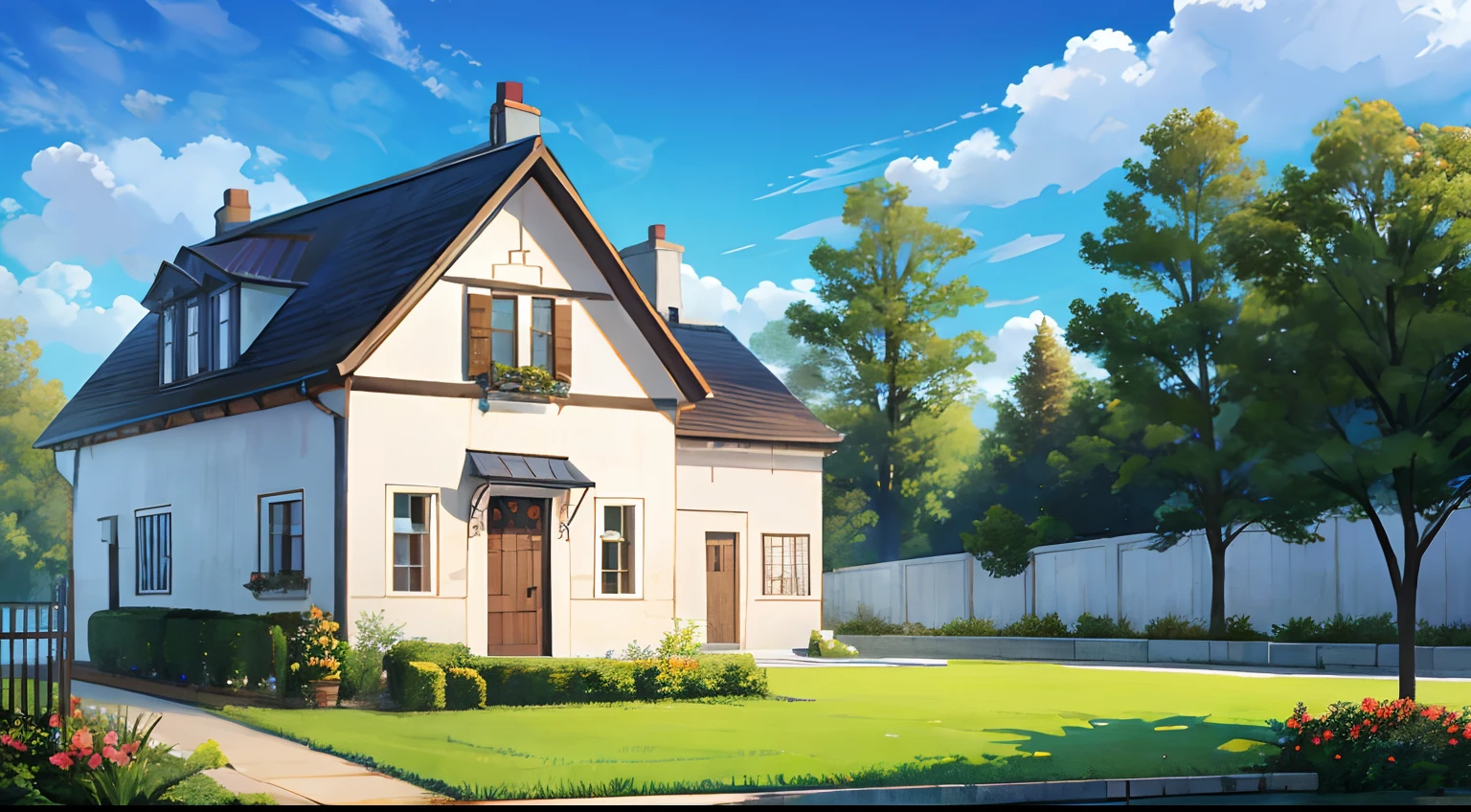 A house