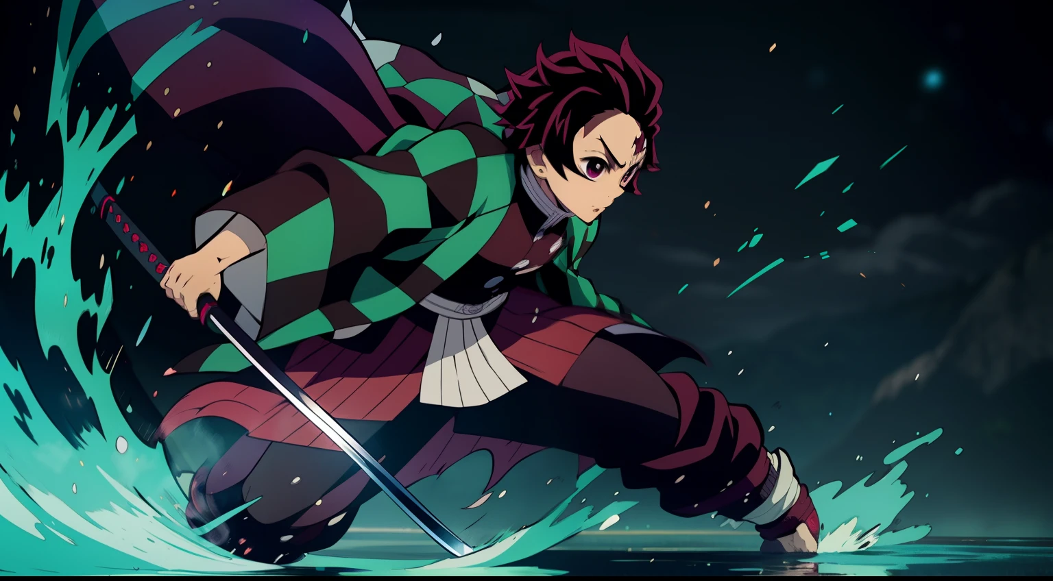 Anime character with a sword on the background of fire and water, mist, Cute guy in Demon Slayer art, Demon Slayer Art Style, demon slayer rui fanart, badass anime 8 k, Demon Slayer, Anime Key Art, 4 k manga wallpapers, kimetsu no yaiba, anime wallaper, Ultra Transparent, Ultra Detailed, very extremely beautiful, anime epic artwork, Anime Art Wallpapers 8K, Local Art