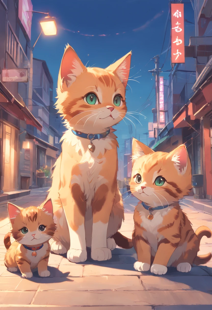 Kittens in various poses,Kittens of all breeds,Kittens of all colors,Atlas,character design sheet,8K分辨率,higher details,solid color backdrop