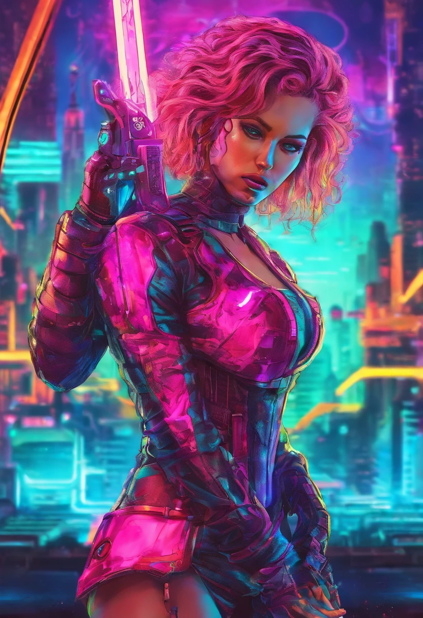 A mesmerizing female cyberpunk street artist, creating a vivid and detailed holographic mural in a neon-lit urban alley,
([Diane Lane|Scarlett Johansson|Kate Upton]), <lora:stylesqueeze_v2_xl:1>, side view, detailed full athletic body
Amazing fine detail, glowing eyes, [(colorful explosion psychedelic paint colors:1.21)::0.15], detailed background, green eyes, detailed clothes, skinny, shinny glossy skin, subsurface scattering, (gothic:0.8), bun hairstyle, bangs, pleated skirt, thigh highs, Nikon D850 film stock photograph Kodak Portra 400 camera f1.6 lens, rich colors, lifelike texture, dramatic lighting, unreal engine, trending on ArtStation, cinestill 800 tungsten