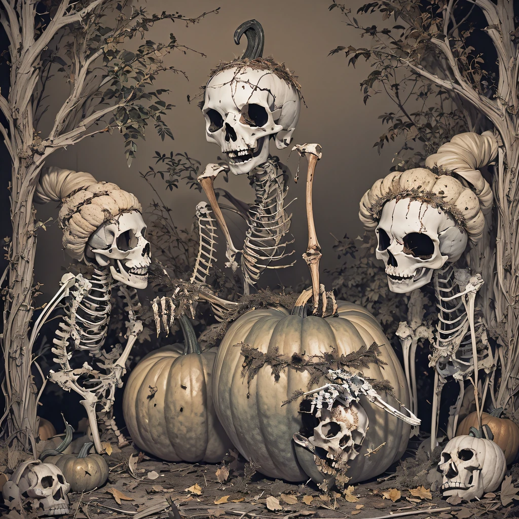 Skeleton pumpkin material model(best qualtiy,8K pumpkin skeleton,Masterpiece)When the Skeleton Pumpkin appears,Only heard, unseen,The pumpkin skeleton explodes,That whistle echoed for a long time,It's like a prelude to impending death,The image of pumpkins and pumpkins is deeply ingrained in advance,Skeleton pumpkin crushed,Become everyone's nightmare pumpkin, Wait until the pumpkin appears,Wear pumpkin skull skin,Add a pumpkin stick covered with a wire skeleton,Full of oppression,The pumpkin people also carefully disguise their kindness,Skeleton pumpkin people will be a weakness for survival because of their kindness,Hiding goodness is the way to survive in troubled times,Pumpkin zombies are not scary,Human pumpkins are terrible,The pumpkin skeleton succeeded,Both are to protect the pumpkin itself,It is also to protect yerba mate pumpkin,Pumpkin good and pumpkin evil,Two sides of the seemingly opposite,But in Negan, There are two pumpkins on the same body, Face the enemy,Pumpkin skeletons are cruel,Pumpkin people are not soft,Skeleton pumpkin faces someone who wants to protect,Southern Skull Melon is also gentle and loving。(Soldier pumpkin head)Tattooed with,Smoke billowed out,thin fog,Skeleton pumpkin