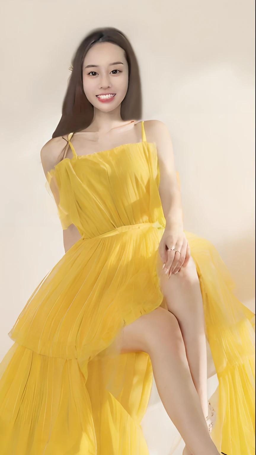 YellowLongDress