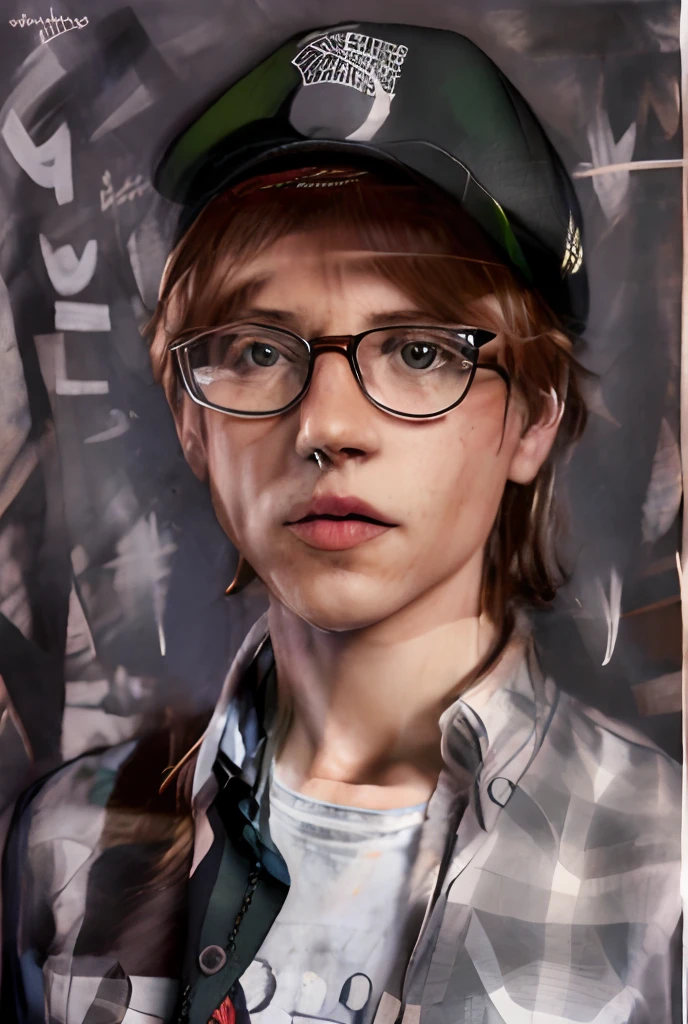 there is a man wearing a hat and glasses and a shirt, realistic portrait photo, high quality portrait, photorealistic portrait, photo realistic portrait, photo-realistic face, nerdy man character portrait, inspired by Dietmar Damerau, detailed portrait, photorealistic digital painting, man with glasses, hyperrealistic portrait, realistic portrait, portrait shot, closeup portrait shot, mick Jagger