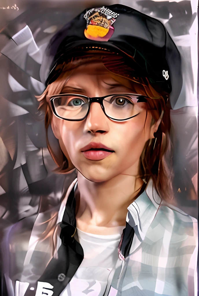 there is a man wearing a hat and glasses and a shirt, realistic portrait photo, high quality portrait, photorealistic portrait, photo realistic portrait, photo-realistic face, nerdy man character portrait, inspired by Dietmar Damerau, detailed portrait, photorealistic digital painting, man with glasses, hyperrealistic portrait, realistic portrait, portrait shot, closeup portrait shot, in the style of Peter Max