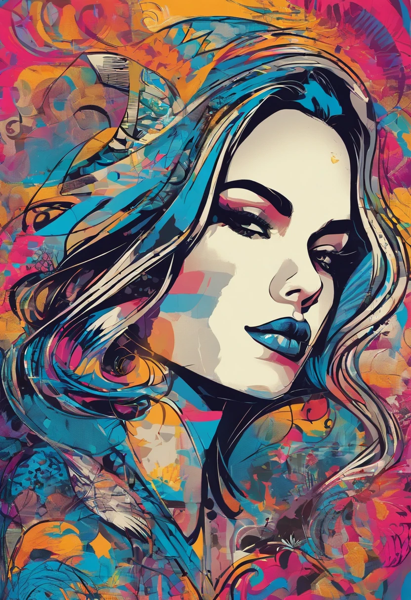 bonito Yalitza Aparicio, Retrato de meio comprimento, Cabelo azul brilhante curto e desgrenhado, Sombra negra dos olhos, (Roupas Estilo Urbano:1.2), (Antecedentes da cidade:1.2), Maquiagem escura, Arte Digital, trends on artstation, altamente detalhado, Detalhe fino, intrincado, Belo brilho detalhado, detalhado, cinematiclight, high resolutions, detailed facial features,foco nítido, liso, aesthetic,