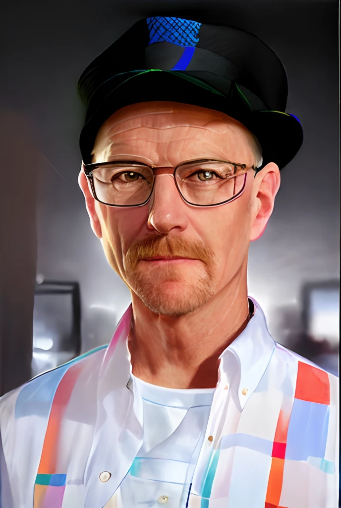 there is a man wearing a hat and glasses and a shirt, realistic portrait photo, high quality portrait, photorealistic portrait, photo realistic portrait, photo-realistic face, nerdy man character portrait, inspired by Dietmar Damerau, detailed portrait, photorealistic digital painting, man with glasses, hyperrealistic portrait, realistic portrait, portrait shot, closeup portrait shot, in the style of Peter Max