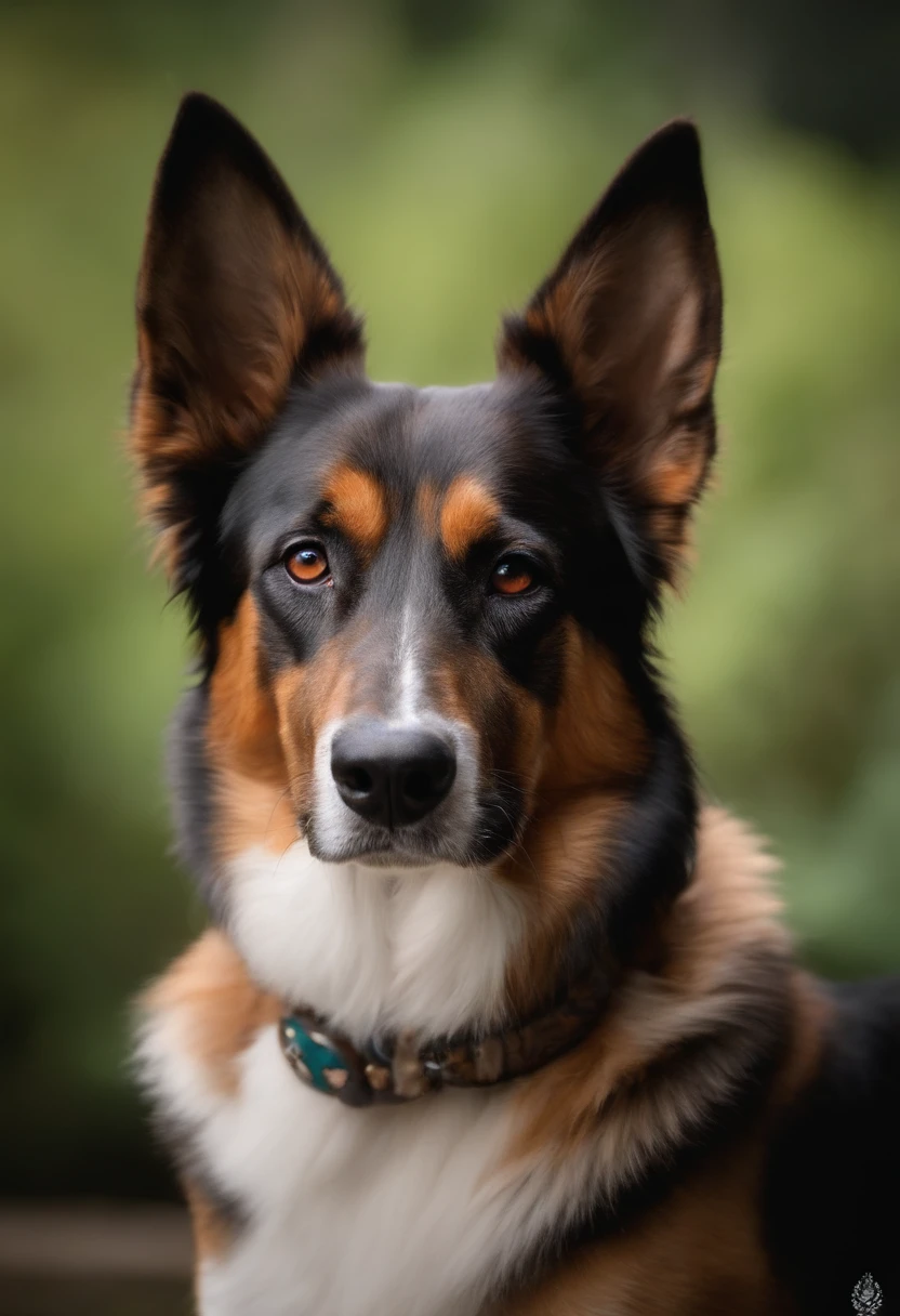 Dog with pointy ears
