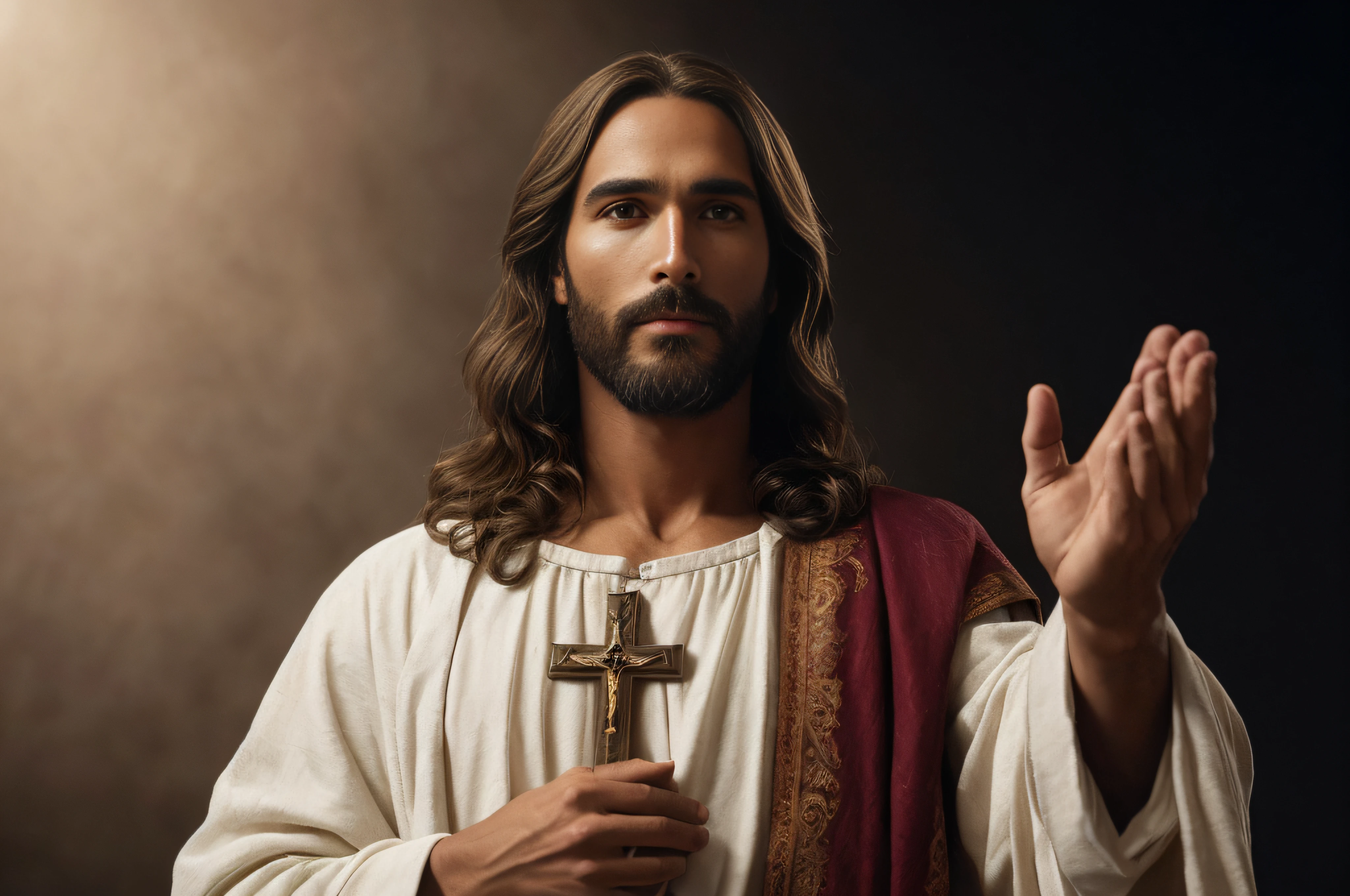 Homem de cabelos compridos e uma cruz no peito, Jesus Cristo, Retrato de Jesus Cristo, Vestido como Jesus Cristo, Jesus, Jesus Cristo Fumando um Blunt, jesus of nazareth, Jesus Gigachad, rosto de Jesus, Jovem Deus Todo-Poderoso, O Senhor e Salvador, Jesus Negro, Jesus na Cruz, christian saint, Greg Olsen