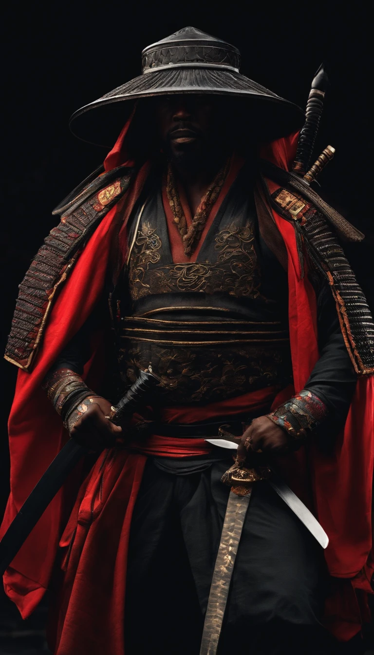 Black Samurai in Street Attire