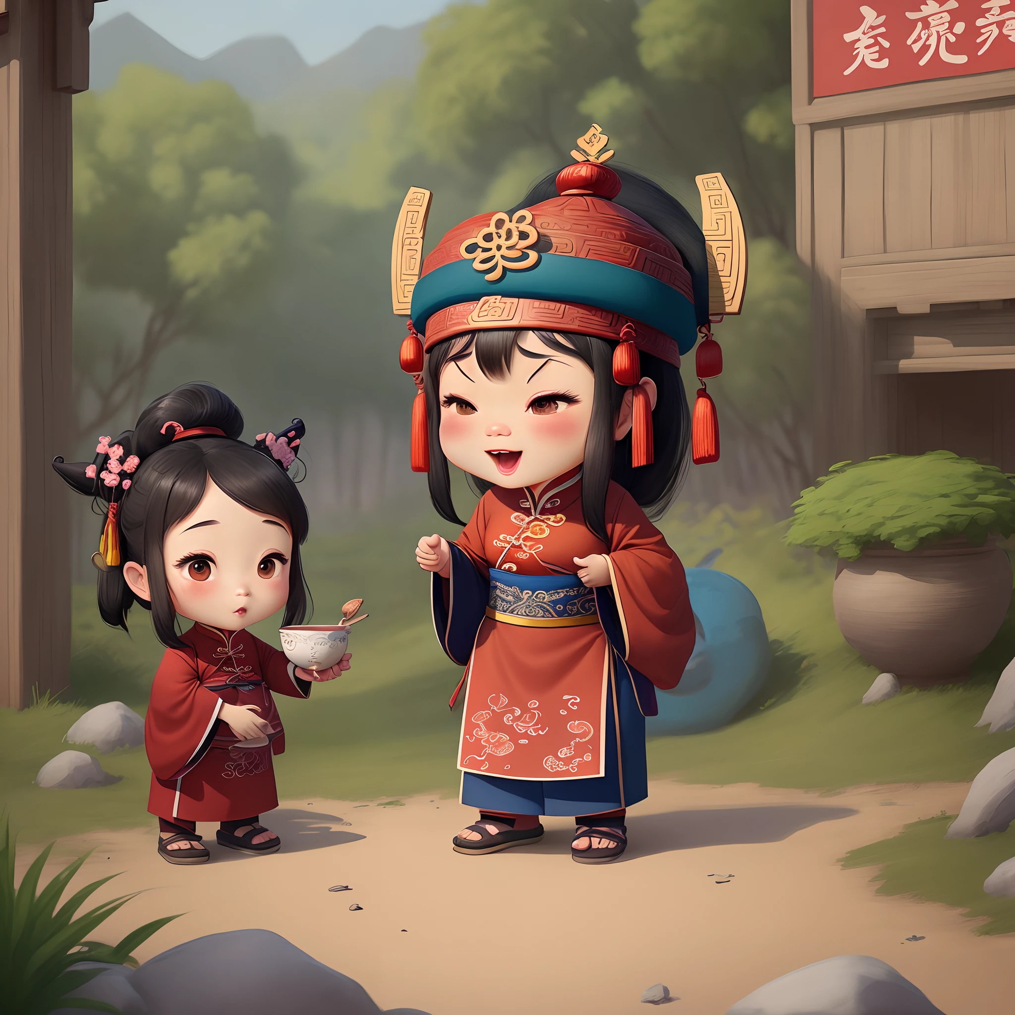 Cartoon IP of Chinese ethnic minorities