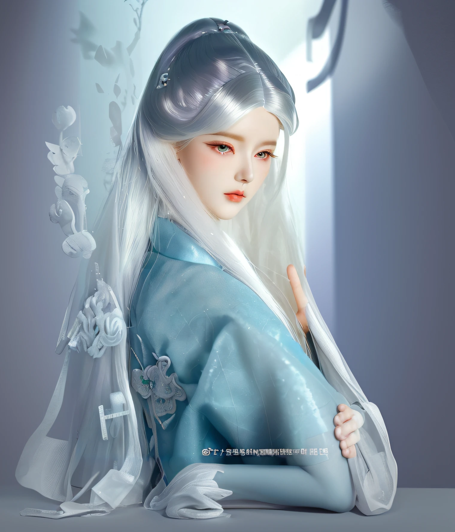 Complete half-body，Complete hands，Accurate structure